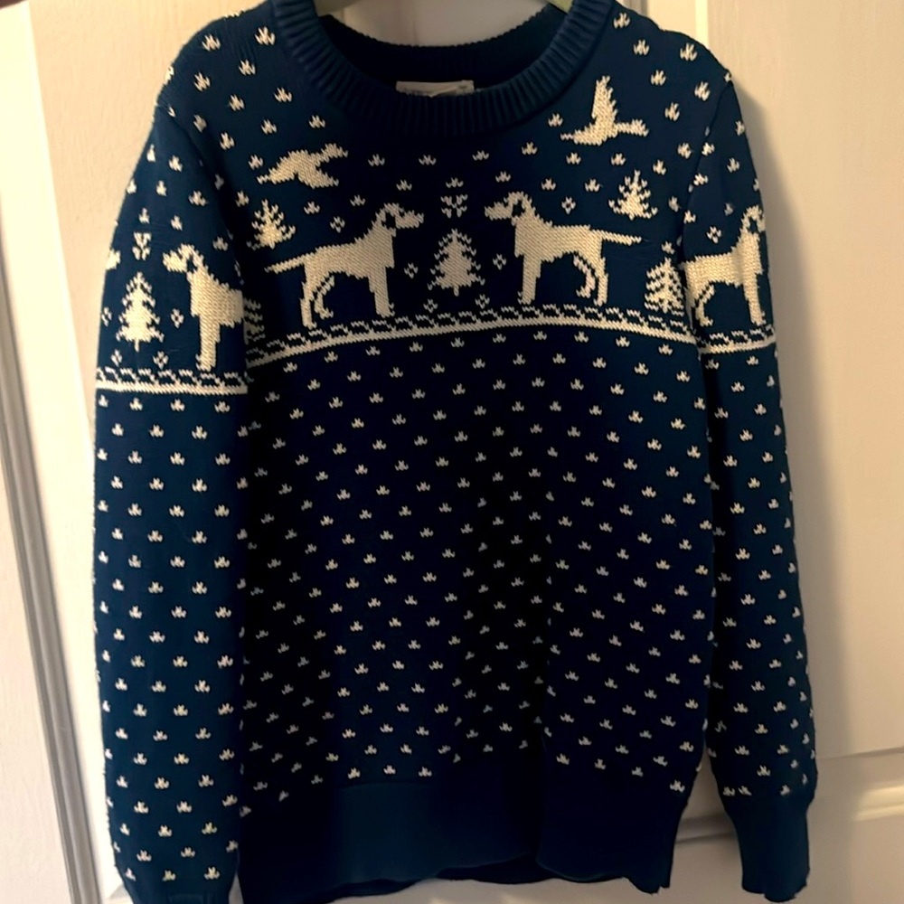 Navy sweater